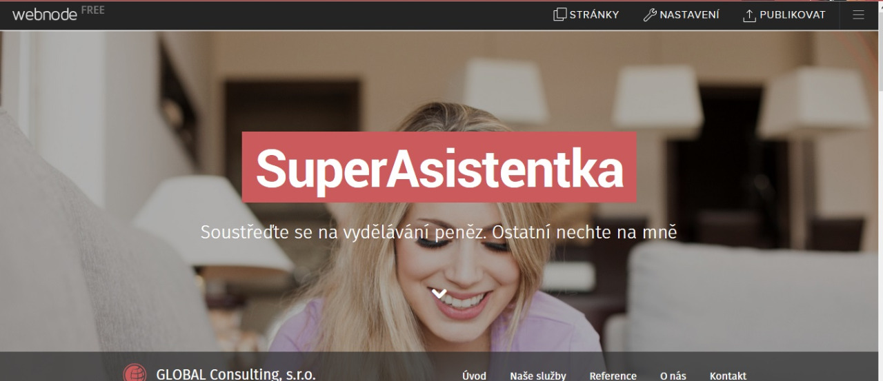 Jak si vytvořit parádní web úplně sám Virtuální asistentka